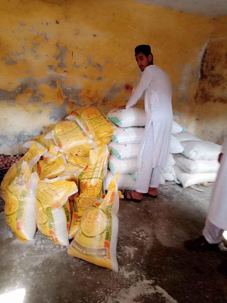 Ration delivered to madrasas in Phagora