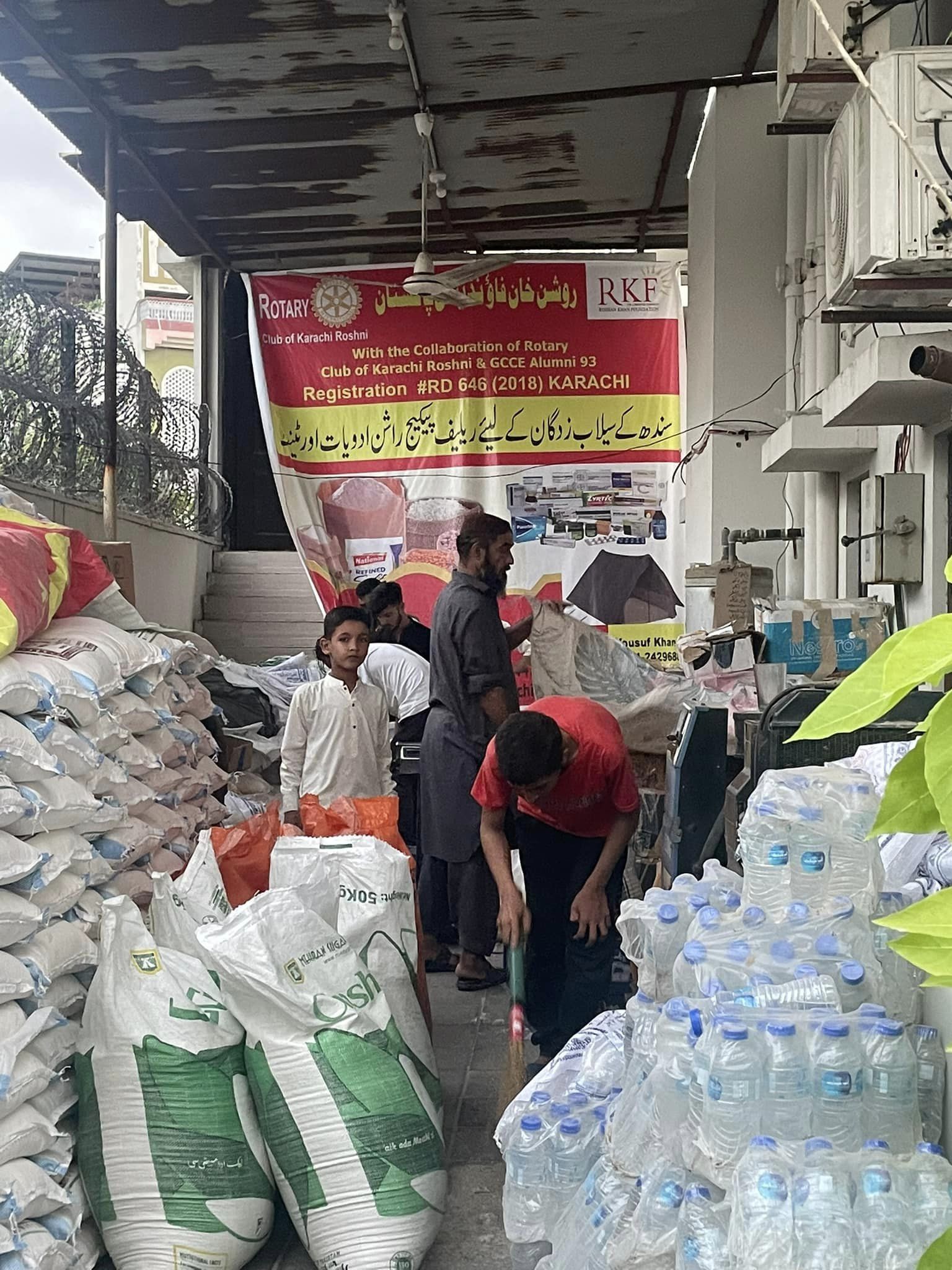 Ration packaging for Shikarpur and surroundings